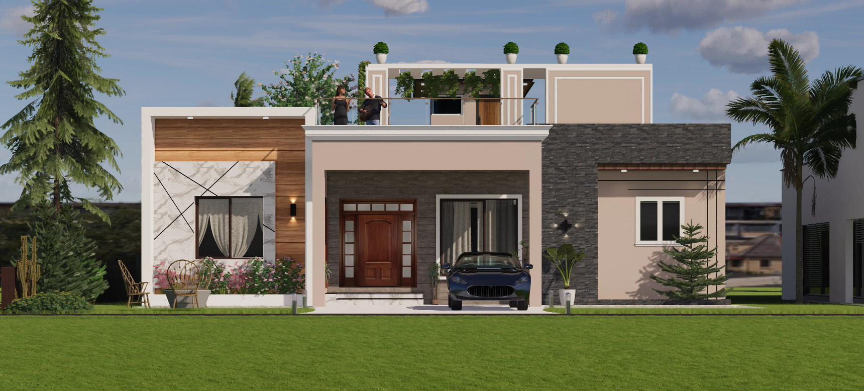 Latest 50×35 2BHK house design