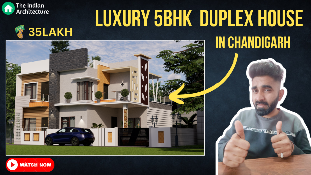 luxuryy 5bhk modern corner house design